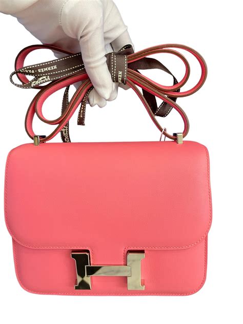 hermes rose azalee constance|Hermes constance mini for sale.